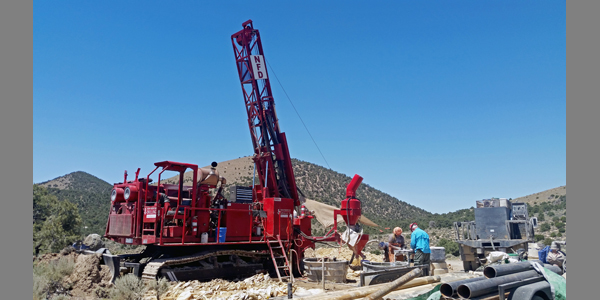 Mining: Active exploration on the Bruner gold project near Gabbs, NV drilling conducted by New ...