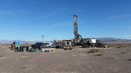 Mining: Exploration drilling for lithium brine in Columbus Salt Marsh ...